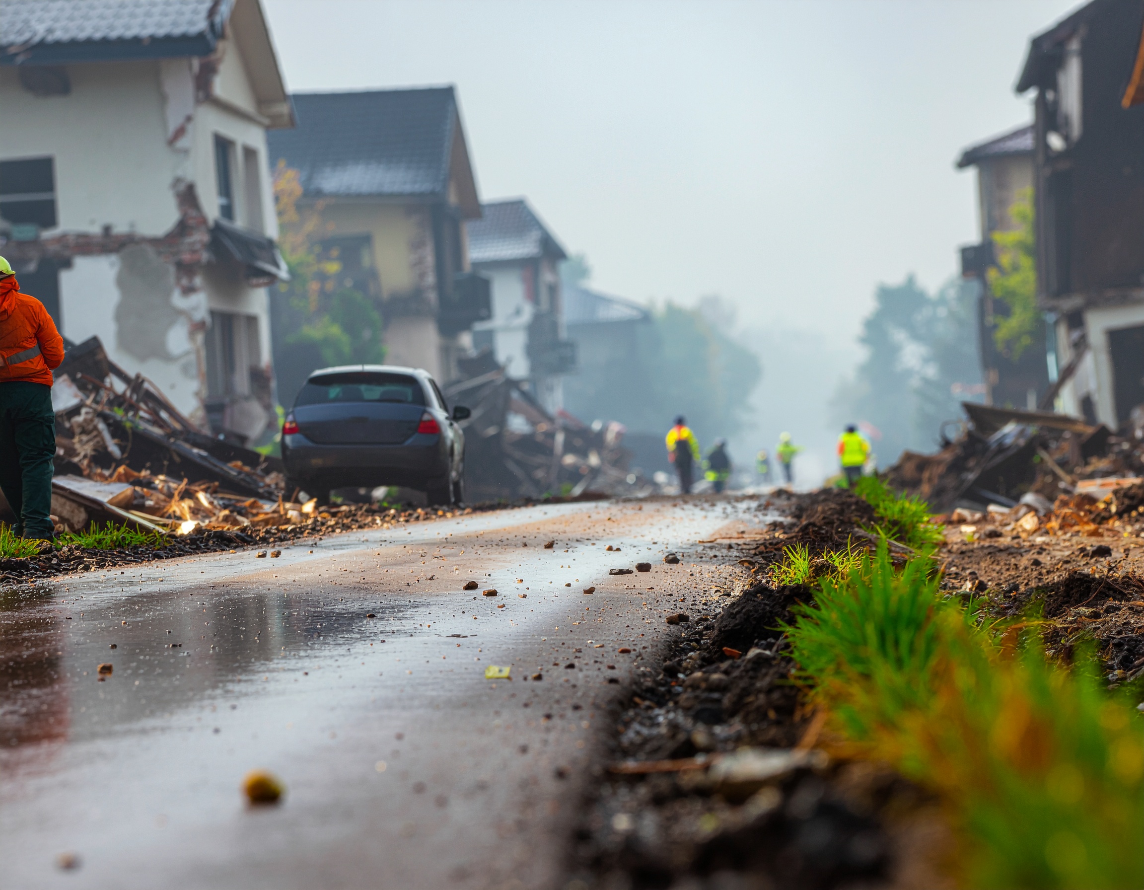 Disaster scene